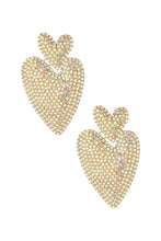 Afbeelding in Gallery-weergave laden, Shiny Heart Earrings Gold